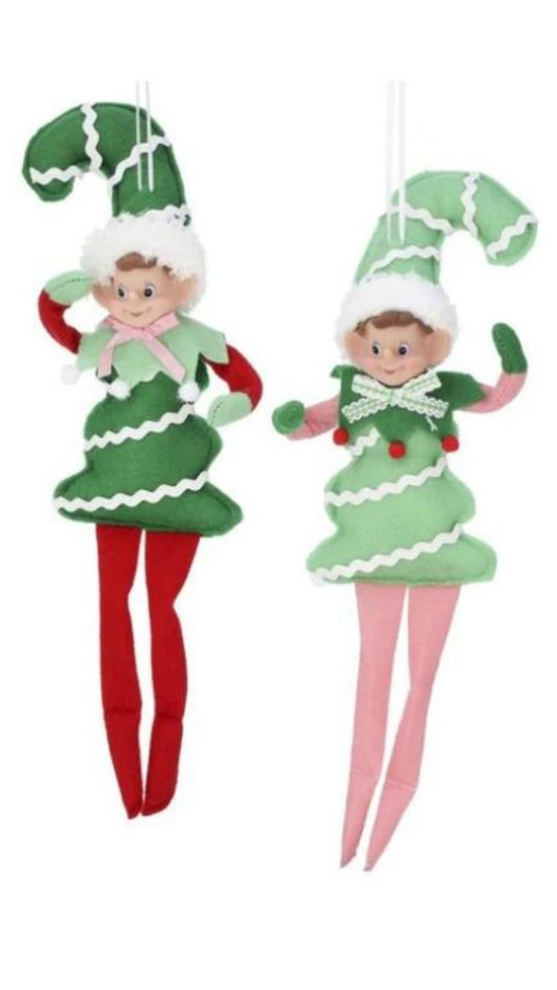 11" Bendable Holiday Sweets Elf Set