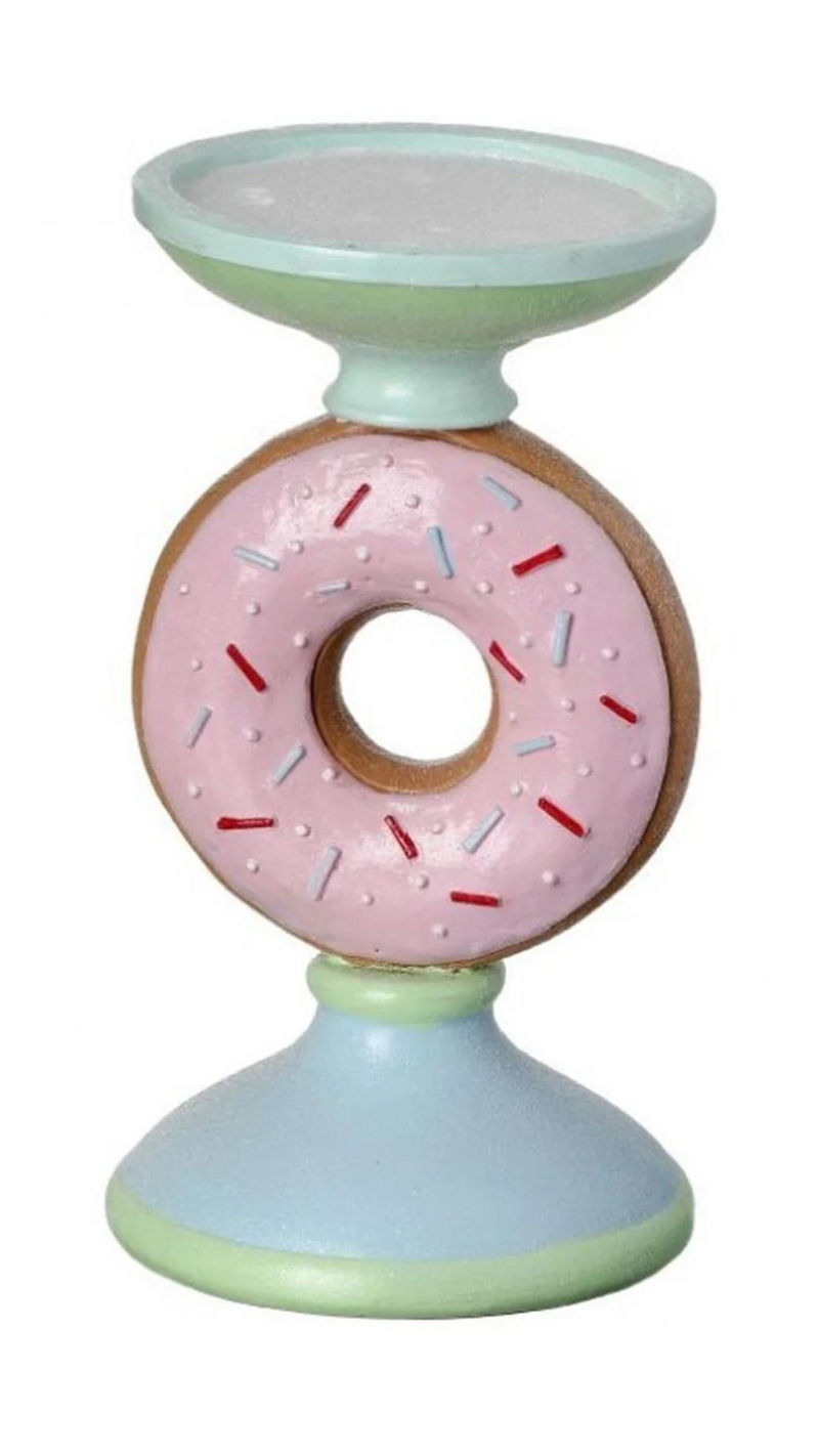 8.5" Doughnut Candle Holder