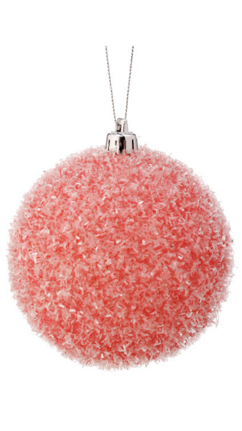 4" Cotton Candy Ball Ornament Box/4 count